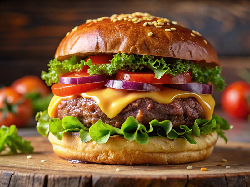 Burger with French Fry