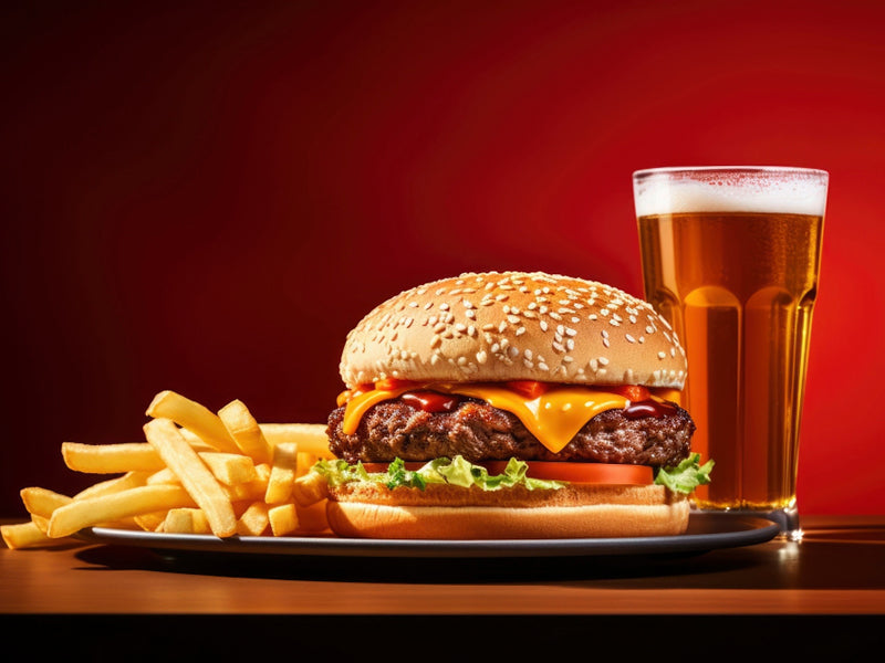 Burger with French Fry