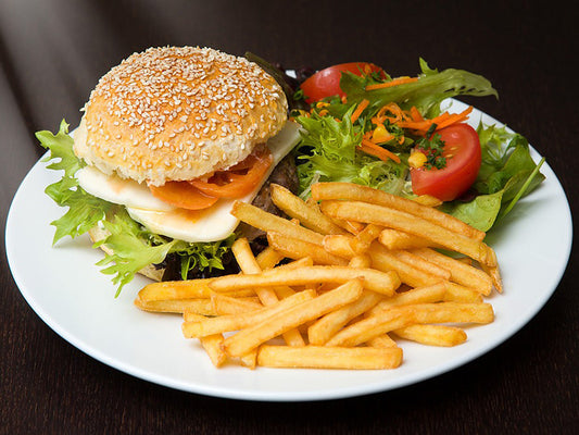 Burger with French Fry